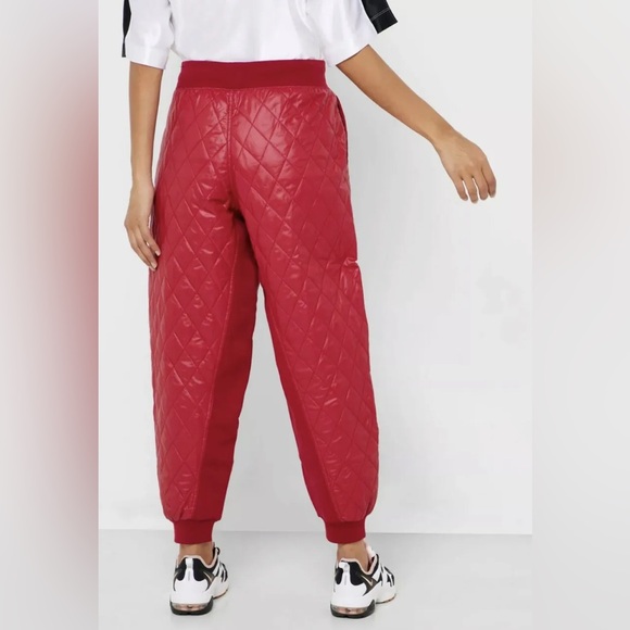 Nike Women's Sportswear NSP Loose Fit Quilted Pants Cj6256 620 - Picture 7 of 11